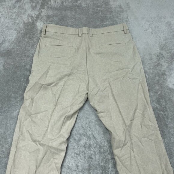 Kenneth Cole Reaction Slim Fit Performance Dress Pants Beige 34x30 a0982 - Picture 6 of 7